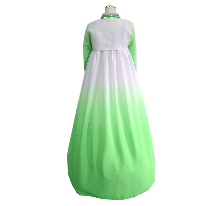 チマチョゴリ（韓国民族衣装）5001-3a（グリーン） | ファッション