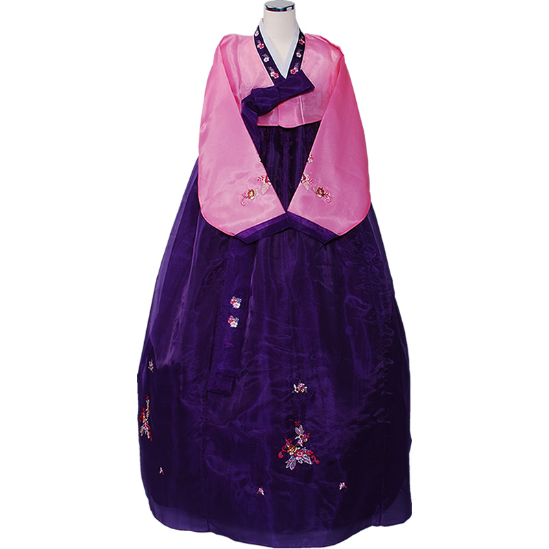 チマチョゴリ 韓国民族衣装 5002 4 ピンク 紫 Mサイズ ファッション Sotoico ソトイコ